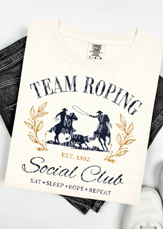 Team Roping Comfort Colors T-Shirt