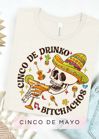 Skull Mariachi Party Bella Canvas T-Shirt