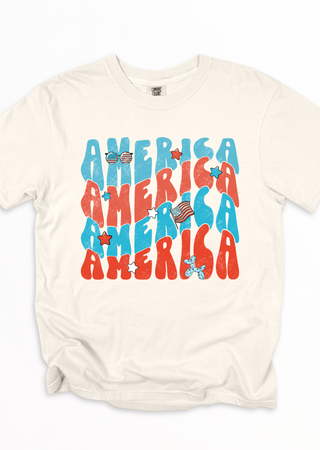 Retro America Comfort Colors T-Shirt