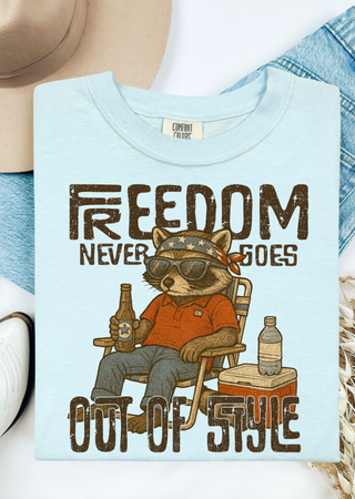 Sippin' on Freedom Comfort Colors T-Shirt
