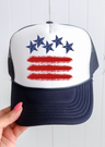 Navy & White