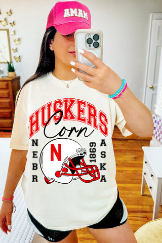 Let's Go Huskers Tee