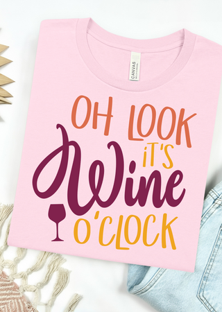 Wine O'Clock Bella Canvas T-Shirt