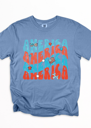 Retro America Comfort Colors T-Shirt