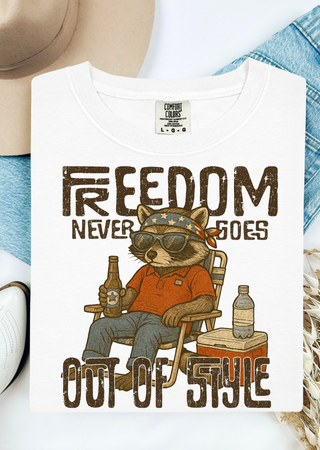 Sippin' on Freedom Comfort Colors T-Shirt