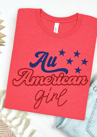 All American Girl Bella Canvas T-Shirt