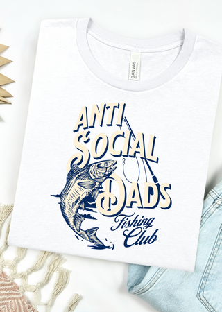Dads Fishing Club Bella Canvas T-Shirt