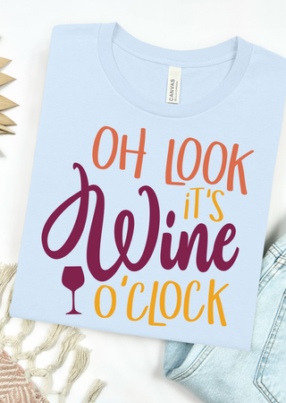 Wine O'Clock Bella Canvas T-Shirt