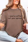 Espresso black lettering