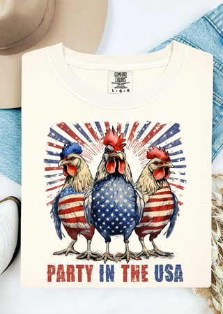Cluck Yeah, America Comfort Colors T-Shirt