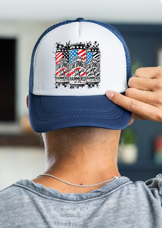 Star Spangeld Hammered Trucker Hat