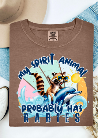 Rabid Spirit Animal Comfort Colors T-Shirt