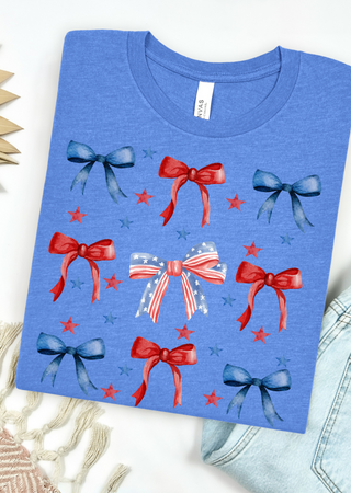 Patriotic Bows Bella Canvas T-Shirt