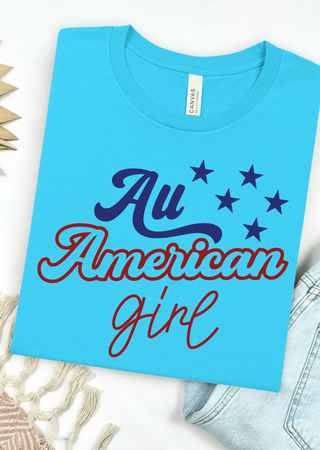 All American Girl Bella Canvas T-Shirt
