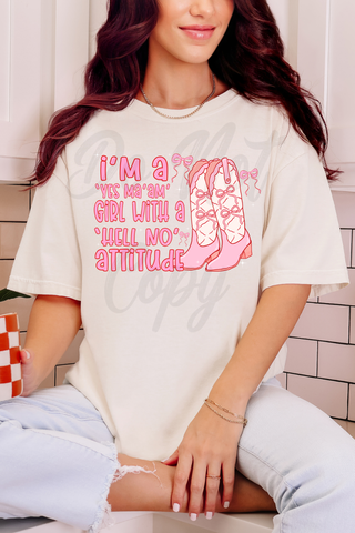 Hell No Attitude Tee or Sweatshirt