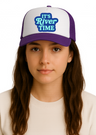 Purple & White