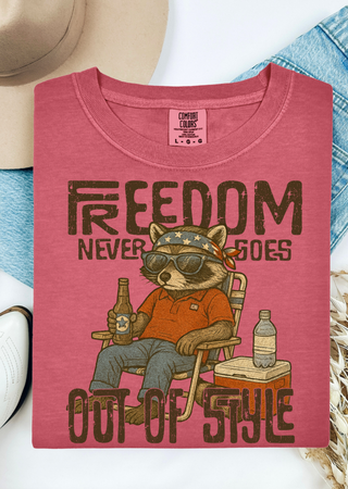 Sippin' on Freedom Comfort Colors T-Shirt