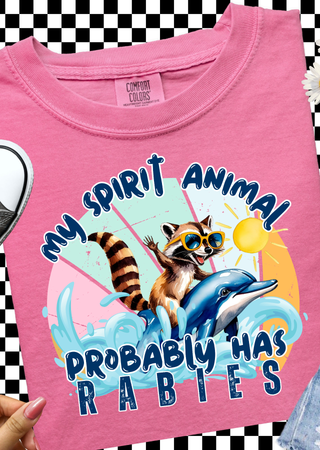 Rabid Spirit Animal Comfort Colors T-Shirt