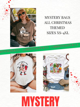 CHRISTMAS THEMED MYSTERY TEE