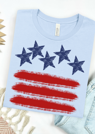 Stars & Stripes Bella Canvas T-Shirt