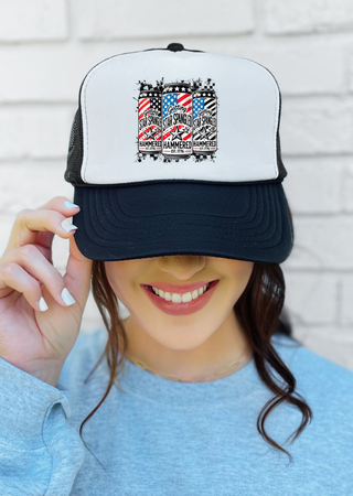 Star Spangeld Hammered Trucker Hat