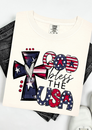 God Bless The USA Comfort Colors T-Shirt
