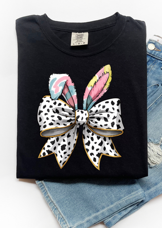 Easter Bunny Coquette Bow Comfort Colors T-Shirt