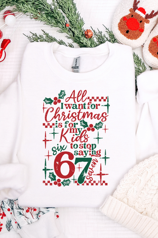 All I Want For Christmas Mom Edition Sweatshirt