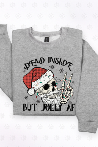 Dead Inside Jolly as F Sweatshirt