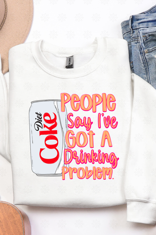 Drinking Problem DC Sweatshirt