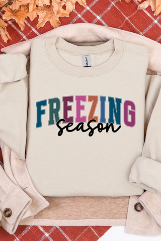 Freezing Season Colorful Sweatshirt