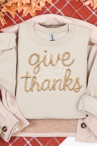 Give Thanks Sweatshirt