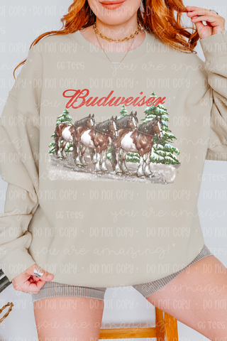 Horse & Sleigh Tee or Sweatshirt