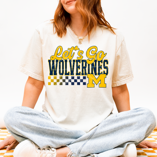 Let's Go Wolverines Tee