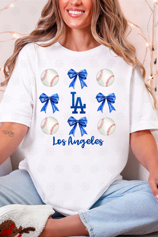 Los Angelos Baseball Tee Or Sweatshirt