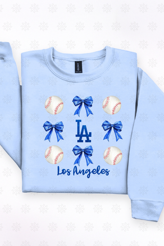 Los Angelos Baseball Tee Or Sweatshirt