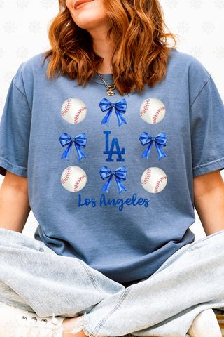 Los Angelos Baseball Tee Or Sweatshirt
