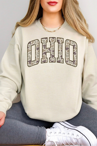 Ohio Camo Print Sweatshirt