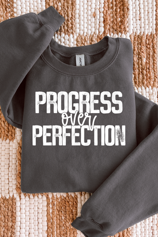 Progress Over Perfection Tee or Sweatshirt