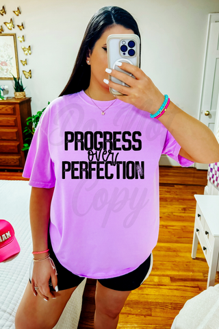 Progress Over Perfection Tee or Sweatshirt