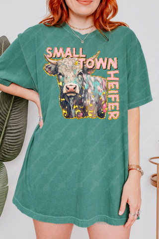 Small Town Heifer Tee