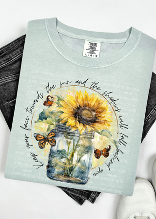 Sunflowers & Shadows Comfort Colors T-Shirt