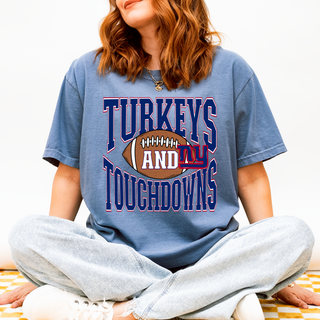 Turkeys & Touchdowns Giants Tee