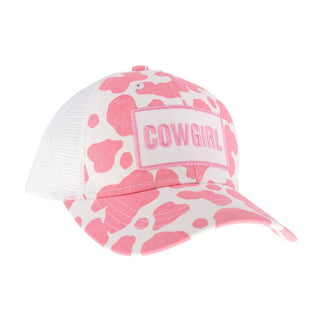 Cowgirl Patch Cow Pattern C.C Ball Cap