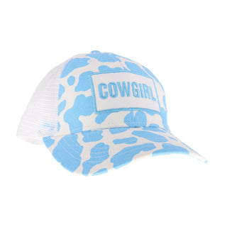 Cowgirl Patch Cow Pattern C.C Ball Cap