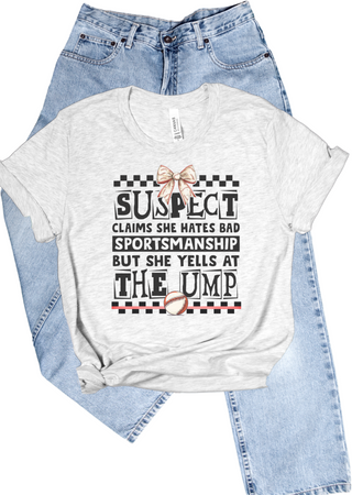 Suspect Mom Bella Canvas T-Shirt