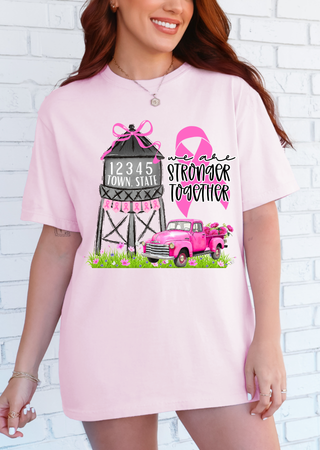 We Are Stronger Together Pink Town Customizable Design