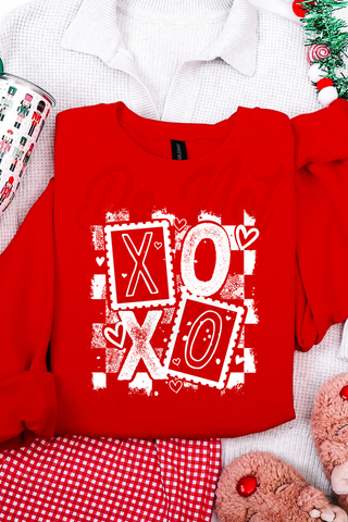 XOXO Distressed Tee or Sweatshirt