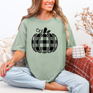 Plaid Pumpkin Tee