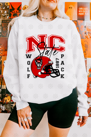 Lets Go Wolf Pack Sweatshirt